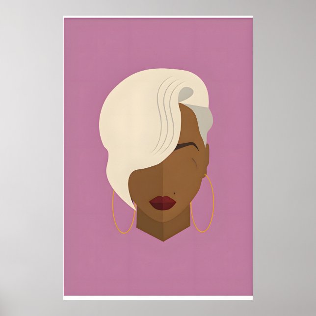 Affiche No More Drama Inspired Original Icon Design Print (Devant)