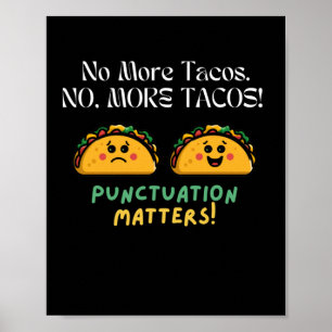 Affiche No More Tacos Ponctuation S Sticker5