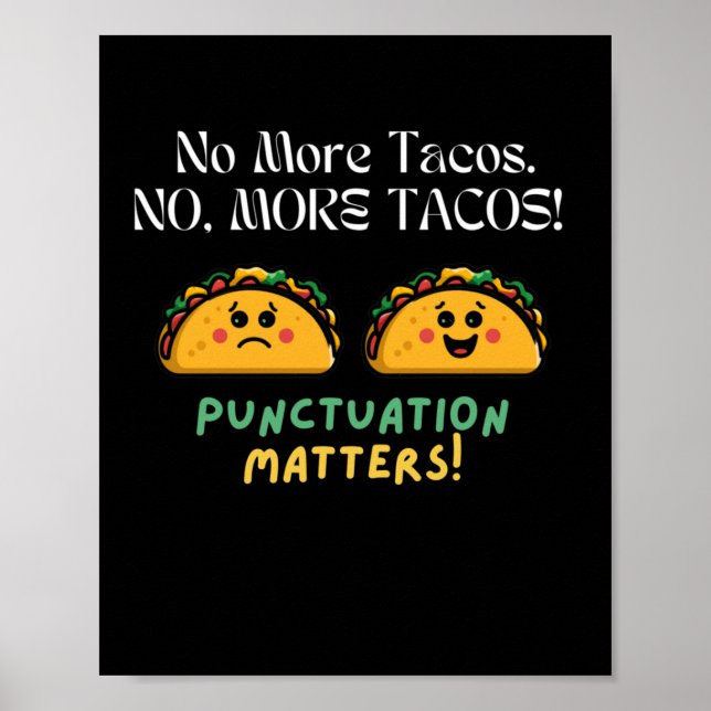 Affiche No More Tacos Ponctuation S Sticker5 (Devant)