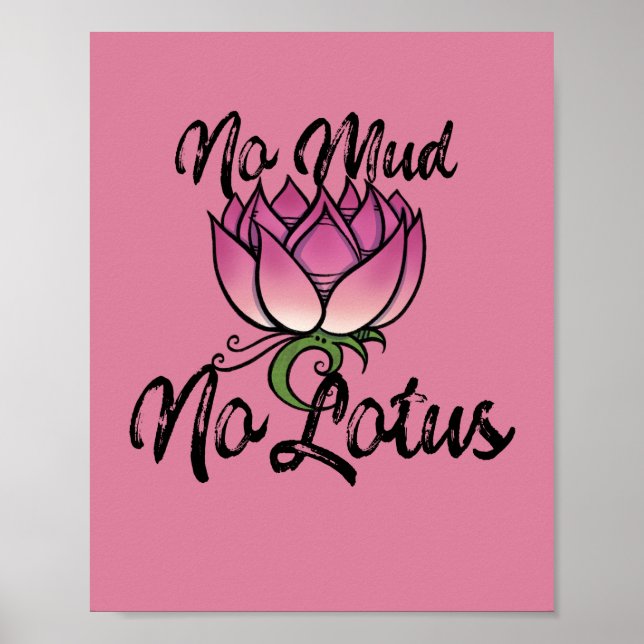 Affiche No Mud No lotus Blossom (Devant)