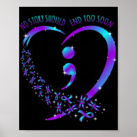 No Story Should End Happy Suicide Awareness Suppor