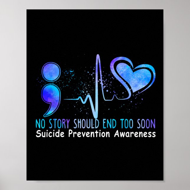 Affiche No Story Should End Too Soon Suicide Prevention (Devant)