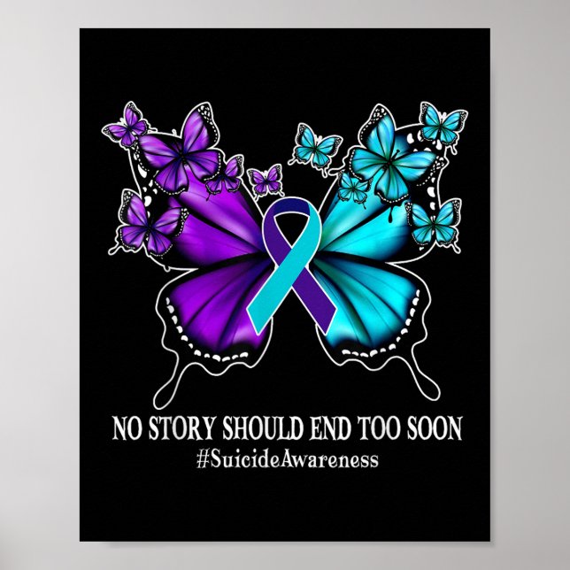 Affiche No Story Should End Too Soon Suicide Prevention (Devant)