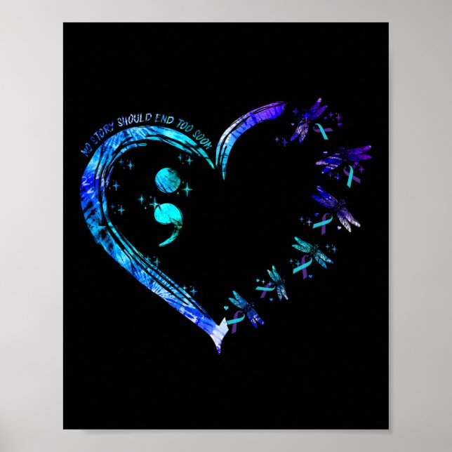 Affiche No Story Should End Too Soon Suicide Prevention (Devant)
