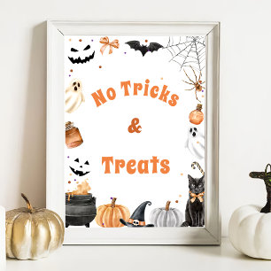 Affiche " No Tricks & Treks" Boo Jote Ghost Jeu