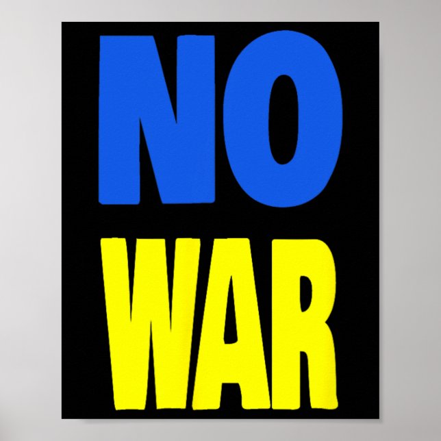 Affiche No War Ukraine  (Devant)