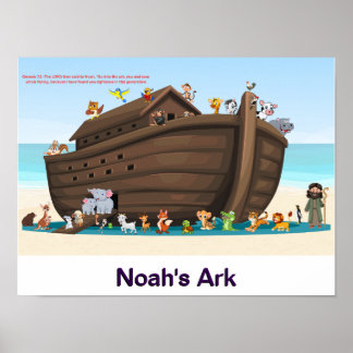 Affiche Noah's Ark Adventure - Jouer Animal Pair Art