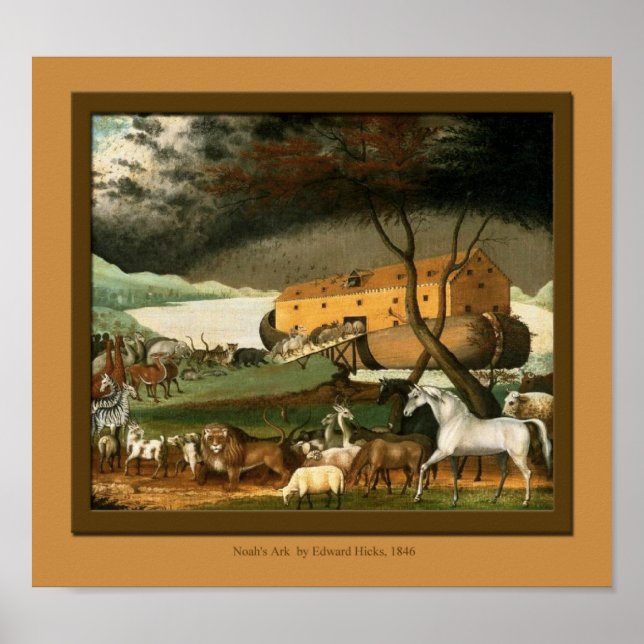 Affiche Noahs Ark Fine Art Kids Room Imprimer (Devant)