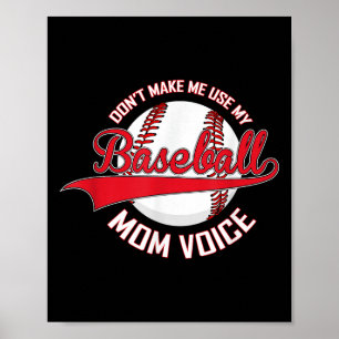 Affiche N'obligez pas à utiliser ma voix de mère de baseba