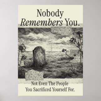 Affiche Nobody Remembers You