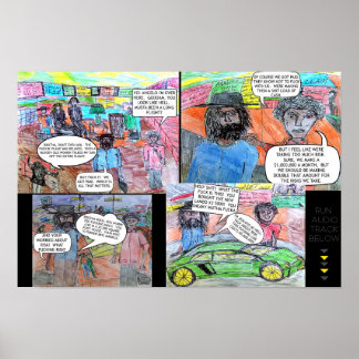 AFFICHE NOCKLIST COMICS - L'ARRIVÉE