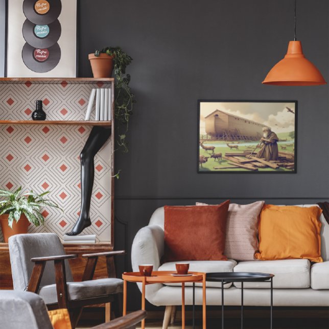 Affiche Noé Préparer le Grand Arche (Créateur téléchargé)