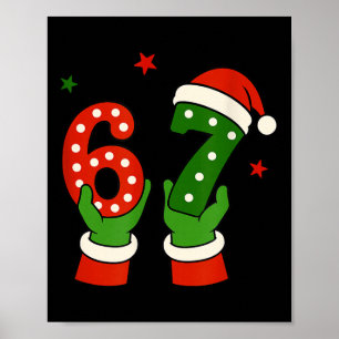Affiche Noël 67 Six Sept Drôle Gen Z Alpha Argot Mème