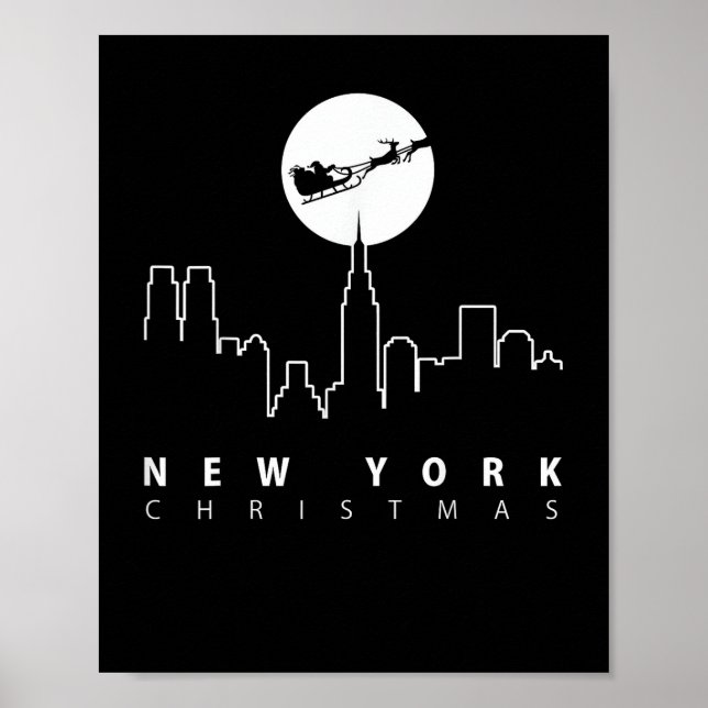 Affiche Noël à New York (Devant)
