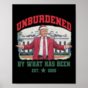 Affiche Noël allégé de ce qui a été Trump rétro