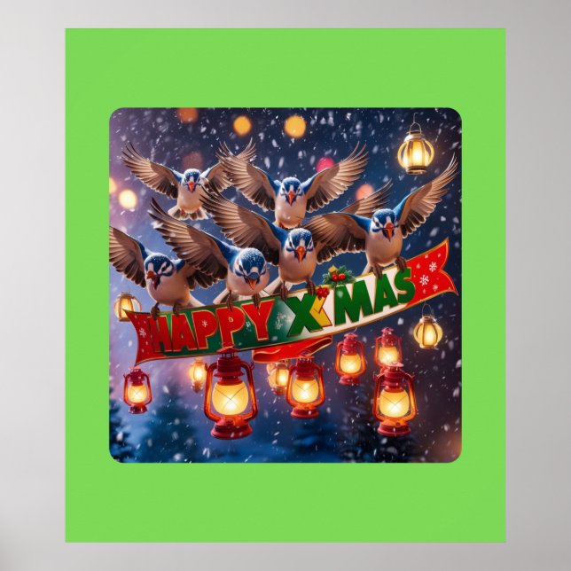 Affiche Noël aux yeux des oiseaux (Devant)