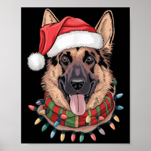 Affiche Noël berger allemand