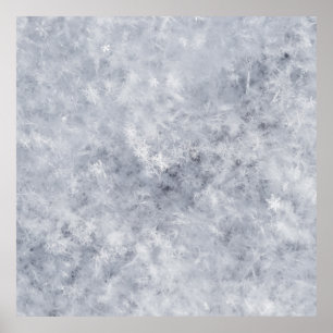 Affiche Noël blanc neige