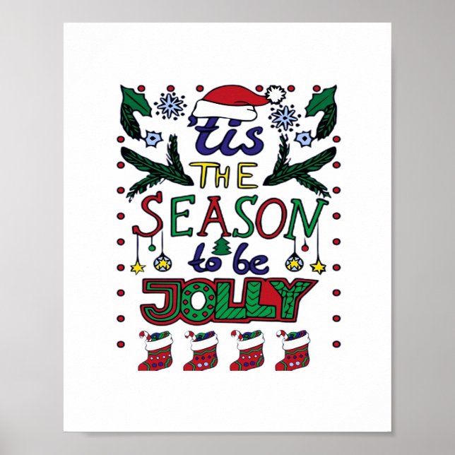 Affiche Noël C'Est La Saison (Devant)