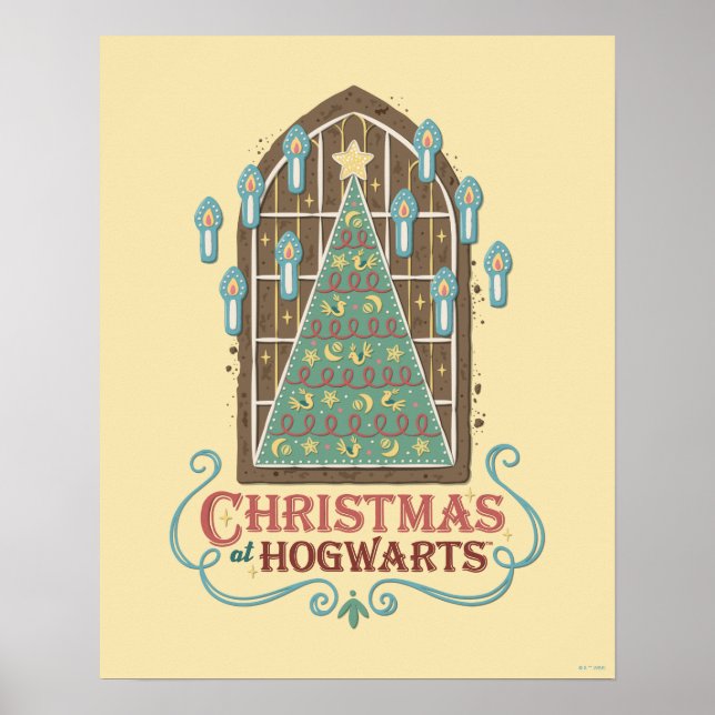 Affiche Noël chez HOGWARTS™ - Graphique de cookies (Devant)