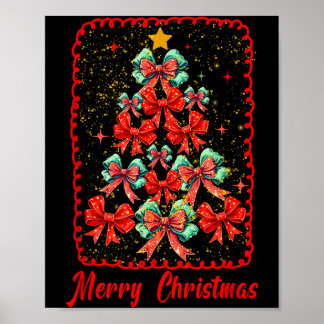 Affiche Noël Coquette, Noël tendance Cadeau drôle Femme