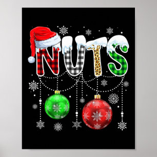 Affiche Noël Correspondant Couple Famille Châtaignes 2