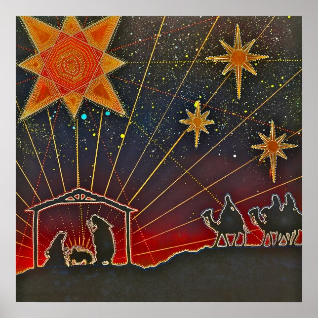 Affiche Noël cosmique (Devant)