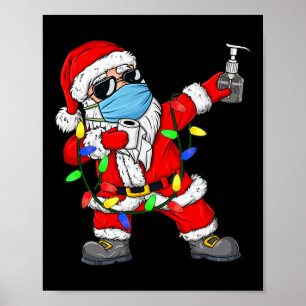 Affiche Noël Dabbing Santa Claus Noël Fun Boys Enfants T