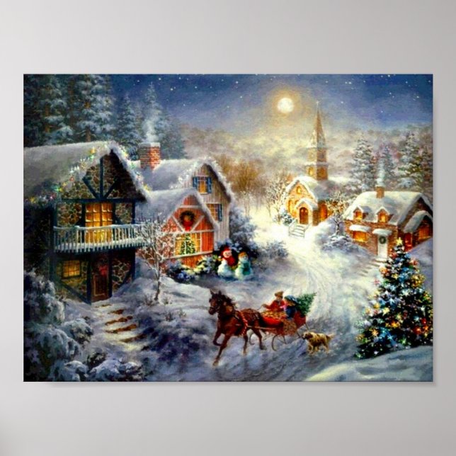 Affiche noël dans la communauté de (Devant)