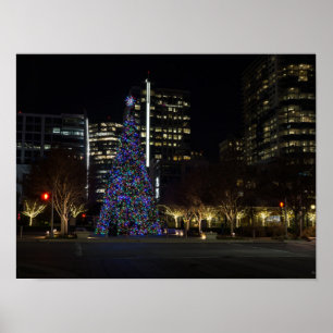 Affiche Noël dans le centre-ville de Dallas