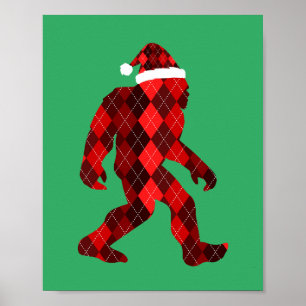 Affiche Noël de Bigfoot - Noël drôle