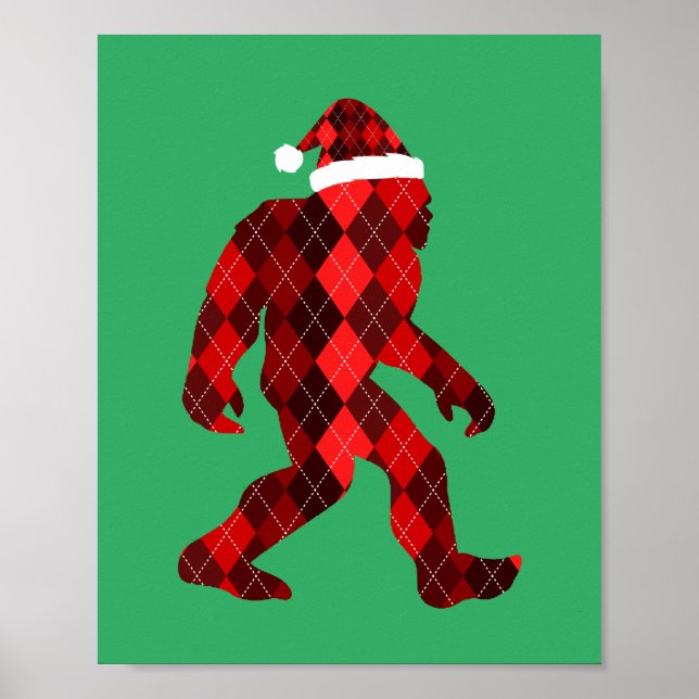 Affiche Noël de Bigfoot - Noël drôle (Devant)