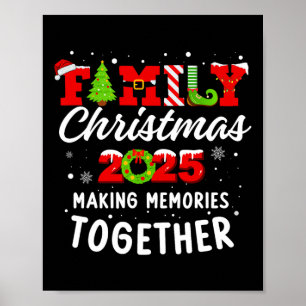 Affiche Noël de famille 2025 Rassembler les souvenirs