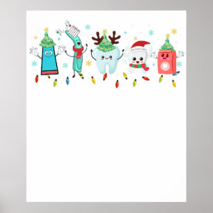 Affiche Noël dentaire