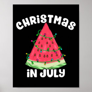 Affiche Noël d'été juillet En Noël En juillet Noël