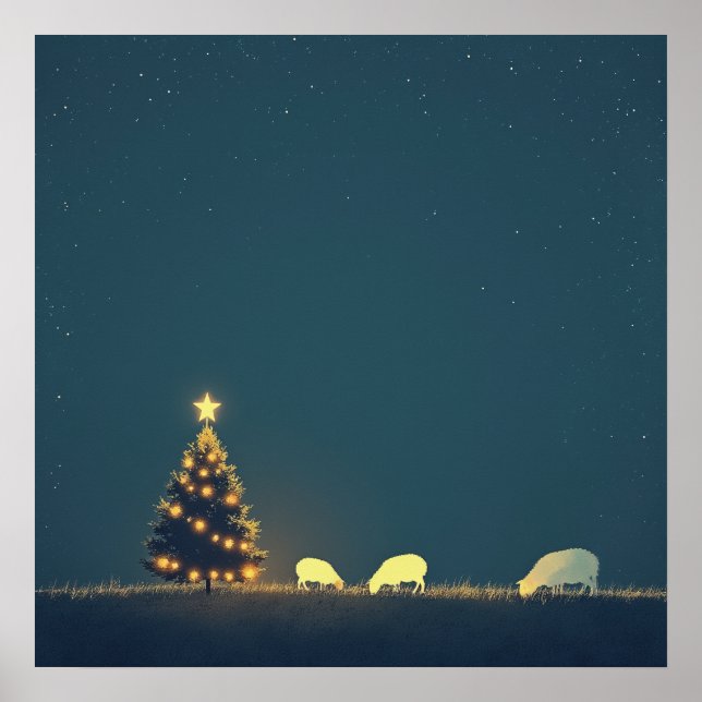 Affiche Noël d'hiver chaud (Devant)