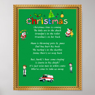 Affiche Noël drôle