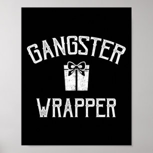 Affiche Noël du rappeur Gangster