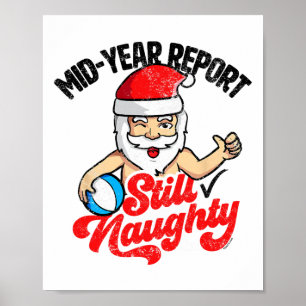 Affiche Noël en juillet rapport semestriel toujours vilain