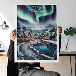 Affiche Noël Enchanted Winter Wonderland