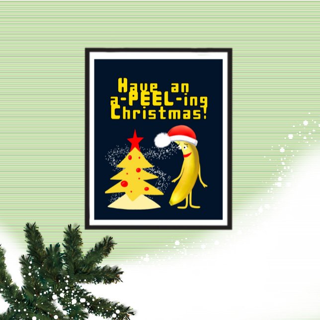 Affiche Noël et banane (Créateur téléchargé)