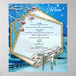 Affiche Noël et Nouvel An 2024