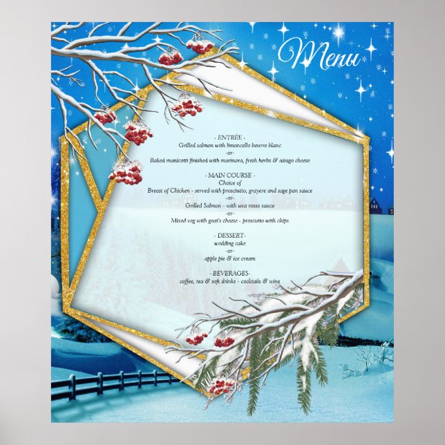 Affiche Noël et Nouvel An 2024 (Devant)