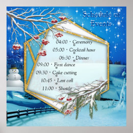 Affiche Noël et Nouvel An 2024