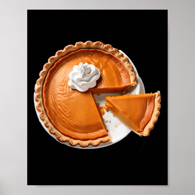 Affiche Noël Et Thanksgiving Confort Aliments Douce Tato (Devant)