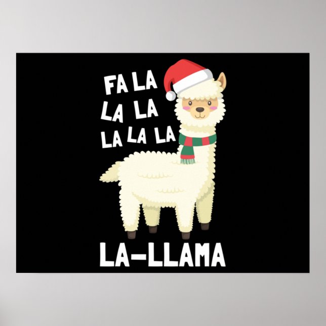 Affiche Noël Fa La Llama Essentiel (Devant)