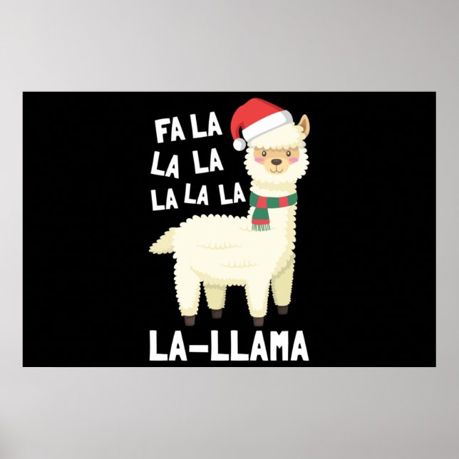 Affiche Noël Fa La Llama Essentiel (Devant)
