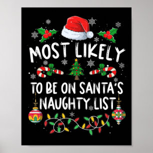 Affiche Noël Familial Le Plus Probable À Père Noël Naug