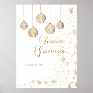 Affiche Noël festif