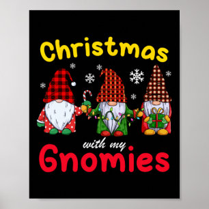 Affiche Noël Gnome Famille Pour Femmes Hommes Gnome Lover